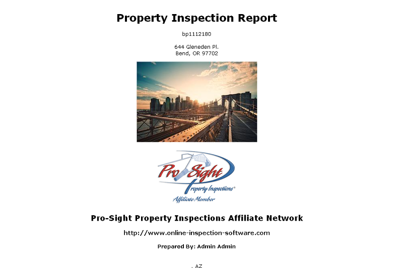 Inspection Report Slider
